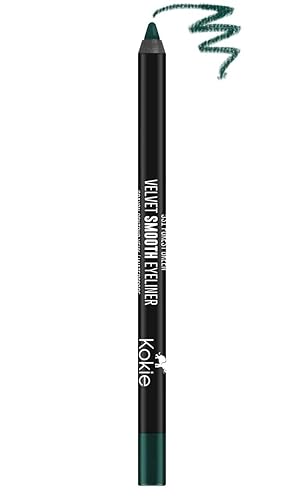 Kokie Cosmetics Waterproof Velvet Smooth Eyeliner Pencil, Forest Green, 0.042 Ounce Beauty & Personal Care Kokie