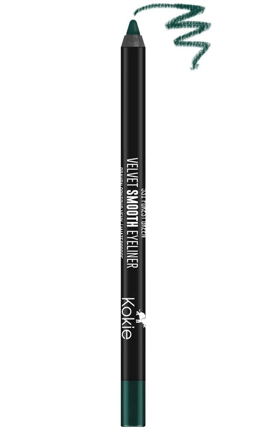 Kokie Cosmetics Waterproof Velvet Smooth Eyeliner Pencil, Forest Green, 0.042 Ounce Beauty & Personal Care Kokie