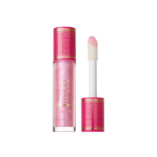 Juvia's Place Lip Gloss So Glazed - Clear, Pink Shimmer, 16 oz, Plump, Glides on Richly Glossy and Smooth, Long Lasting Non-Sticky Luscious High Shine Beauty & Personal Care Juvia's Place