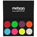 Mehron Paradise FX Neon UV Glow 8 Color Palette | Magnetic Refillable Special Effects Paint Palette | Professional Water Activated Paint for Raves Beauty & Personal Care Mehron