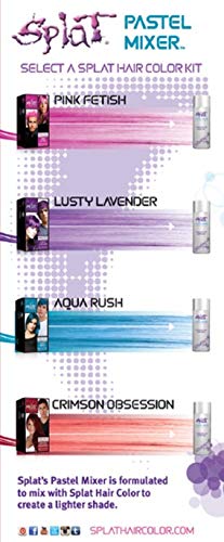 Splat | Pastel Mixer Kit | White Cream Base 6 oz. | Semi-Permanent Hair Dye | Vegan and Cruelty-Free Beauty & Personal Care Splat