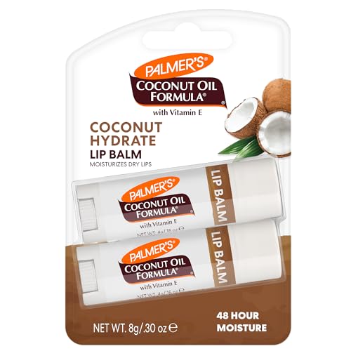 Palmer's Coconut Oil Formula Lip Balm Duo, All-Day Moisturization, Hydrates Dry, Cracked Lips (Pack of 2) Beauty & Personal Care Palmer's
