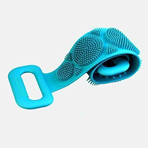 zxb-shop Exfoliating Towel for the Body 1 Piece Extended Washer Skin Clean Shower Brushes Magic Bath Towel Silicone Brush Rub Back Mud Exfoliating Beauty and Personal Care zxb-shop