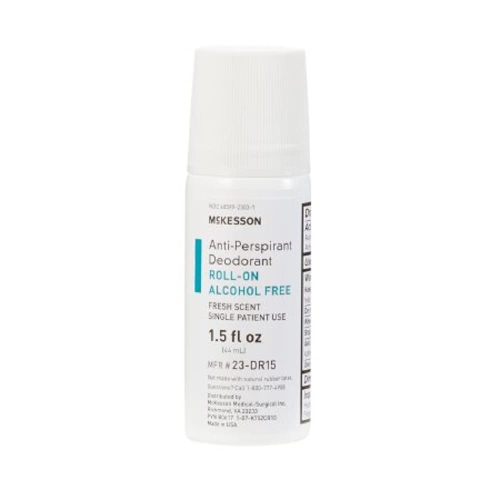 MCKESSON Deodorant Medi-Pak Roll-On 1.5 oz. Fresh Scent (#23-DR15, Sold Per Piece) Beauty and Personal Care McKesson