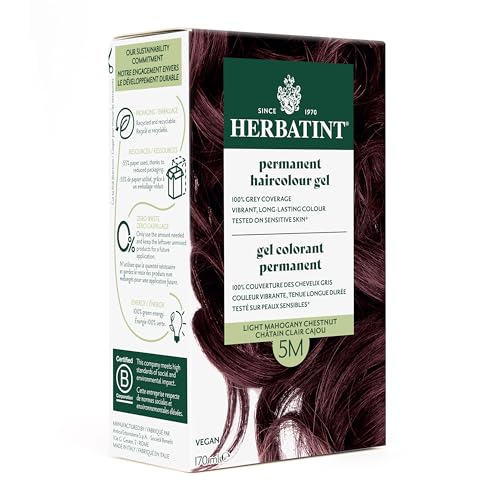 Herbatint 5M Light Mahogany Chestnut Permanent Hair Colour, 4 OZ Beauty & Personal Care Herbatint