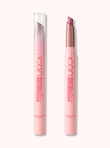 Absolute New York Master Slim Lipstick, Transfer Proof, Intense Pigment, Light-Weight, Buildable Color, Ultra-Shiny, Shine Slim Lipstick (MLSS21 Beauty & Personal Care Absolute New York