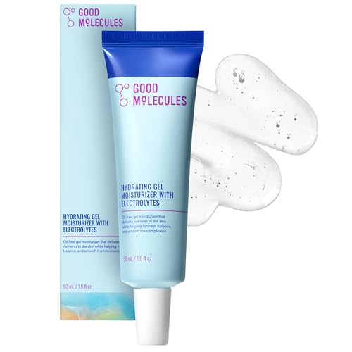 Good Molecules Hydrating Gel Moisturizer - Lightweight Water-Based Gel, Fast-Absorbing Oil-Free Moisturizer for Oily & Combination Skin with Hydrating Beauty and Personal Care Good Molecules Default Title