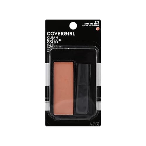 CoverGirl Classic Color Blush, Natural Glow [570], 0.3 oz (Pack of 2) Beauty & Personal Care COVERGIRL