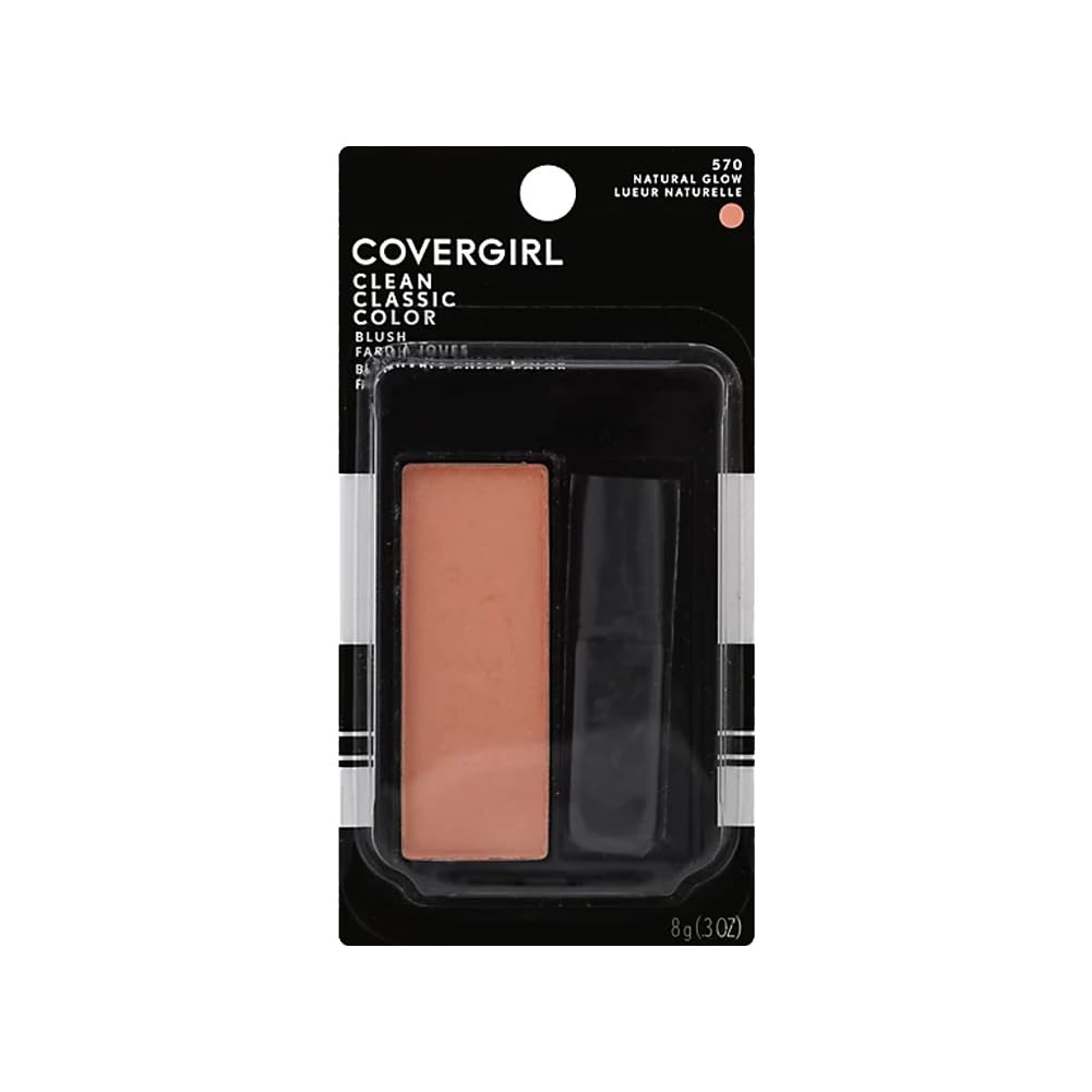 CoverGirl Classic Color Blush, Natural Glow [570], 0.3 oz (Pack of 2) Beauty & Personal Care COVERGIRL