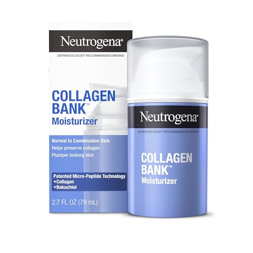 Neutrogena Collagen Bank Face Moisturizer, Larger Size Anti-Aging Face & Neck Collagen Cream, Bakuchiol, Face Lotion Supports Skin’s Natural Collagen Beauty & Personal Care Neutrogena