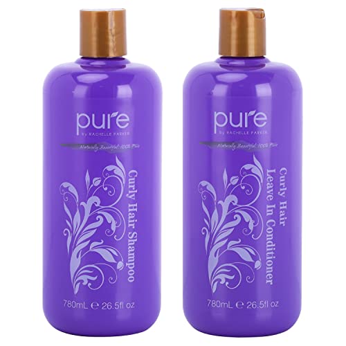 Curly Hair Shampoo and Conditioner Set for Curly Hair. Increase Hydration & Gloss. Repairs & Strengthens Hair for Smooth, Bouncy Curls. Sulfate Beauty & Personal Care Rachelle Parker