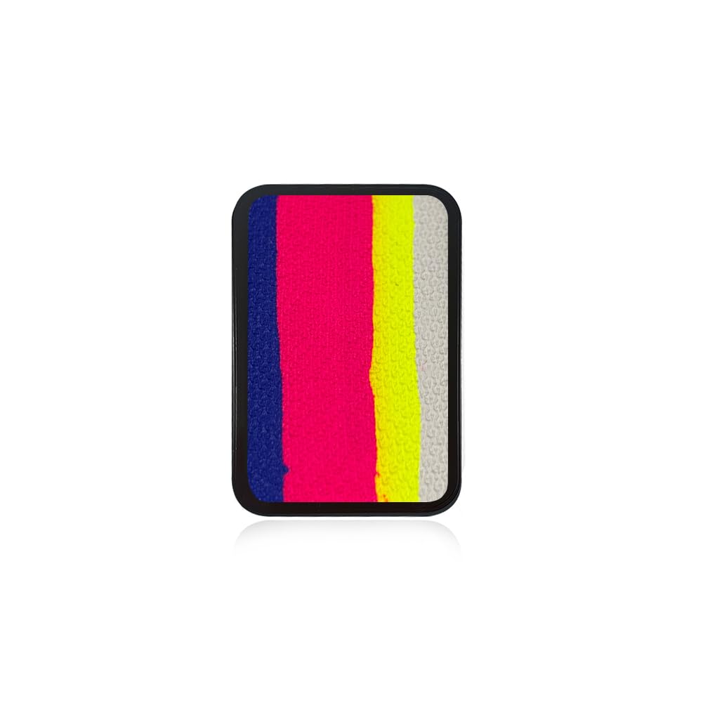 Kraze FX Horizon Face Paint Refill 10g by Jacqueline Howe - Sunset Split Cake - Electric Blue to White Gradient - Replacement for Bold & Brilliant Beauty & Personal Care Kraze FX