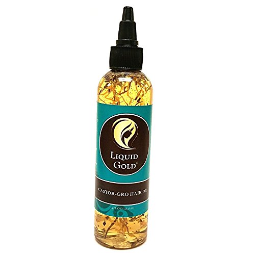 Liquid Gold Castor-Gro Herbal Hair Growth Oil for All Hair Types - Thickens Thinning Hair, Reduces Fall, Softens & Stimulates Rapid Growth. 4oz Beauty & Personal Care Liquid Gold Hair Products