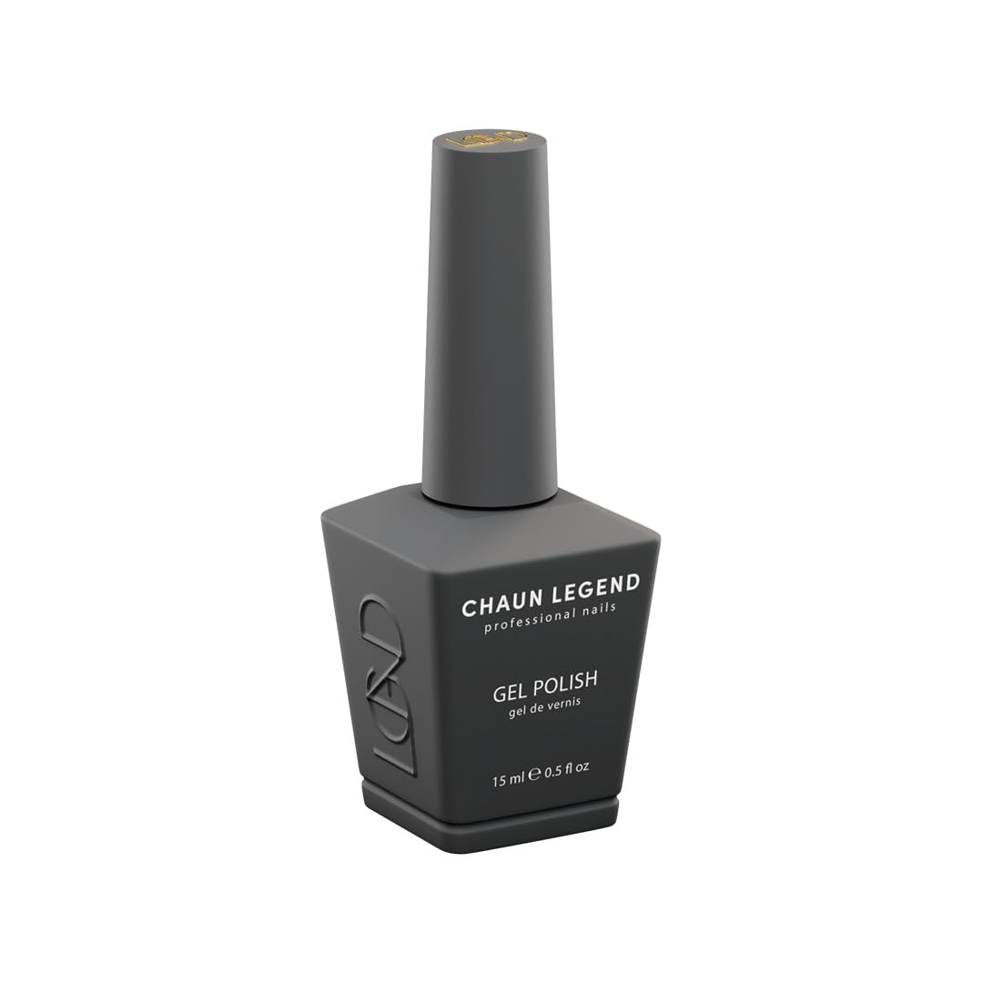 Chaun Legend Gel Nail Polish | Back That Ash Up LG5238 (metallic silver shimmer) | Soak Off UV LED Cure Gel Polish High Gloss 15ml