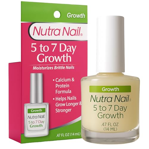 Nutra Nail 5 to 7 Day Growth Treatment - Fast Keratin Nail Hardener & Nail Strengthener for Thin Nails, Brittle & Damaged (0.47 Fl Oz) Beauty & Personal Care Nutra Nail