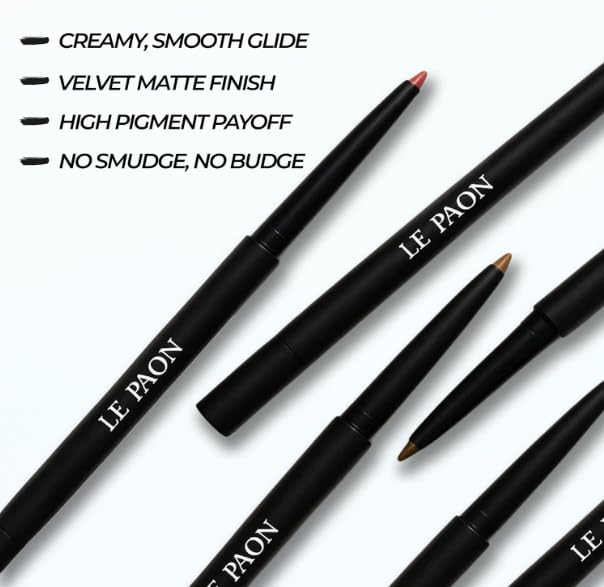 LePaon Cosmetics Define It Lipliner - Long-wear, Creamy Matte Lip Liner with High Pigment Payoff - Non-Drying Smooth Application for Defined Lips Beauty & Personal Care Le Paon Cosmetics