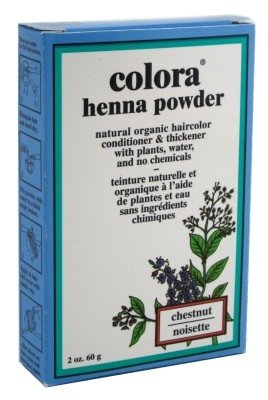 Colora Henna Powder Hair Color Chestnut 2 Ounce (Pack of 6) Beauty & Personal Care Colora