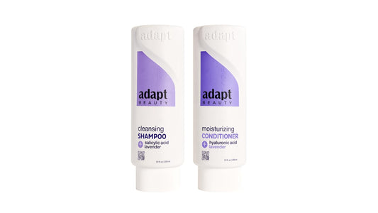 Adapt Beauty Shampoo and Conditioner Set with salicylic acid, hyaluronic acid and lavender - Inclusive, Fast-Rinse, Sulfate-Free Formula Beauty & Personal Care Adapt Beauty