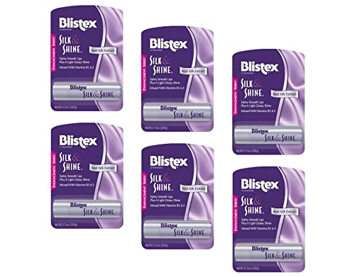 Blistex Silk & Shine Lip Moisturizer 0.13 oz Pack of 6 Beauty and Personal Care Blistex