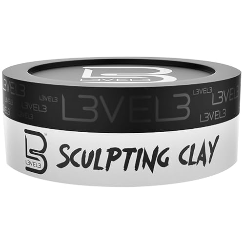 L3 - Level 3 Hair Sculpting Clay - Premium Grade Hair Clay for the Perfect Look - Long Lasting Hair Styling Product for Men Beauty & Personal Care L3