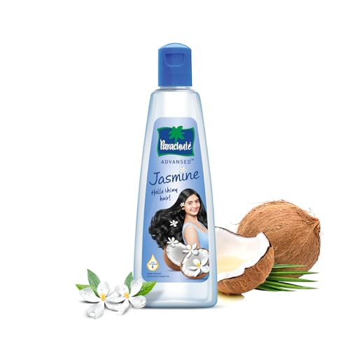 Parachute Advansed Jasmine Enriched Coconut Hair Oil with Vitamin-E | For Scalp Nourishment| Stronger, Softer, Silkier Hair | Indian Hair Oil | All Beauty & Personal Care Parachute Advansed
