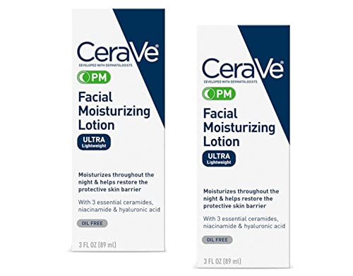 Cerave Facial Moisturizing Lotion PM 3 Oz (2 Pack) Beauty & Personal Care CeraVe