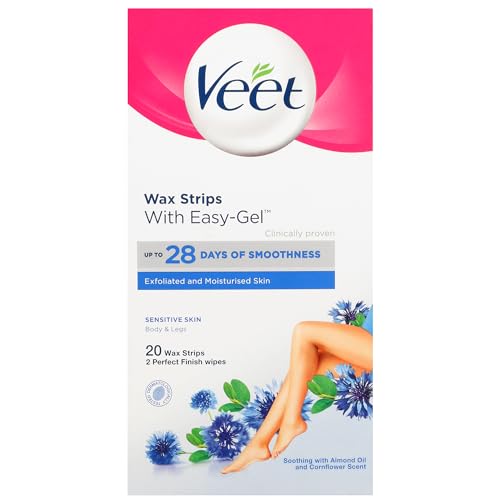 Veet Wax Strips for Sensitive Skin x 20 Beauty and Personal Care Veet