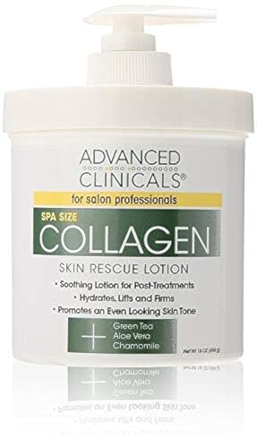Advanced Clinicals Collagen Skin Rescue Lotion - Hydrate, Moisturize, Lift, Firm. Great for Dry Skin, 16 Ounce Beauty & Personal Care Advanced Clinicals