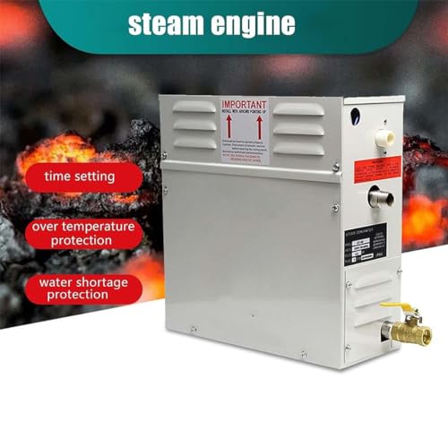 HYUIO steam Bath Steam Generator Kit with Digital Controller for SPA, Home, and Commercial Use, Efficient Steam Room Solution Beauty and Personal Care HYUIO
