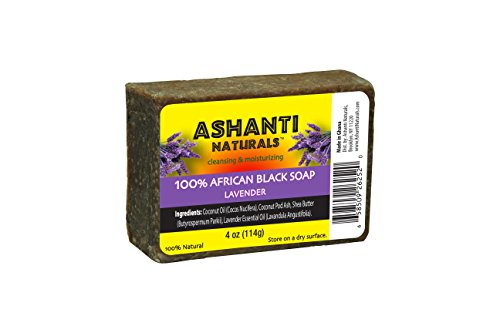 Ashanti Naturals Authentic African Black Soap Bar - African Black Soap Face Wash Acne Soap Bar, Natural African Black Soap Body Wash, Black Soap Beauty & Personal Care Ashanti Naturals