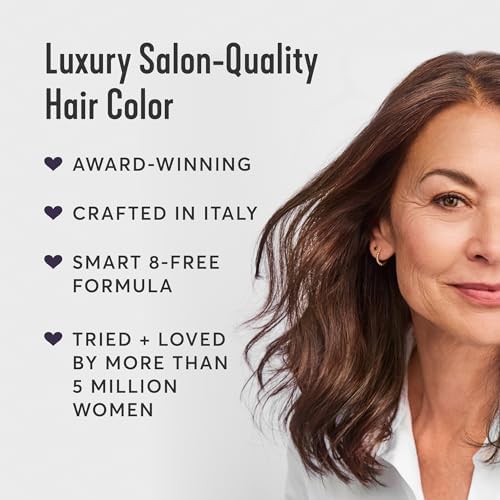 Madison Reed Radiant Hair Color Kit - 100% Gray Coverage for Resistant Grays, 5.5NNN Dark Brown with Warm Golden Tones (Modena Brown) | PPD-Free Beauty & Personal Care Madison Reed