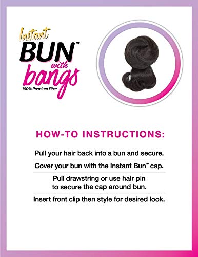 Sensationnel Instant Bun with Bang-Carla, 4 MEDBROWN