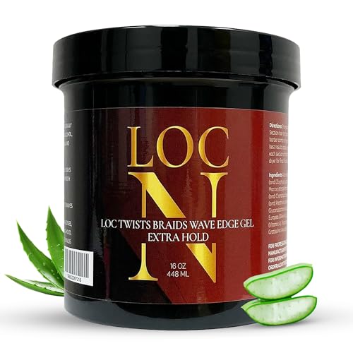 LOC N EDGE GEL EXTRA HOLD 16 Oz Beauty & Personal Care LOCN