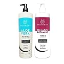 Hairmony Professional Post-Keratin & Color Care Kit, Aloe Vera Shampoo 32 fl.oz. + Collagen & Vitamins Conditioner 32 fl.oz Beauty & Personal Care Hairmony