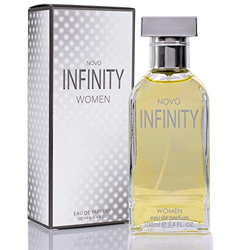 NovoGlow Novo Infinity for Women - 3.4 Fluid Ounce Eau De Parfum Spray for Women - Refreshing Mix of Citrus Floral & Musk Fragrances Smell Fresh All Beauty & Personal Care NovoGlow