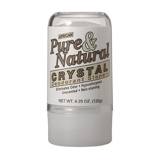 Bargz Pure and Natural Crystal Deodorant Stone - Hypo allergenic - Unscented - Non Staining - 4.25 oz Beauty and Personal Care Madina