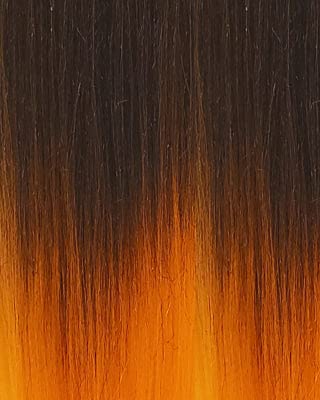 Vivica A. Fox Amore Mio Collection Pre-Stretched Abundant Volume Copper Infused Spetra Synthetic Hair - Stretch Braid 3pcs 25 Inch (TPORG/1B)