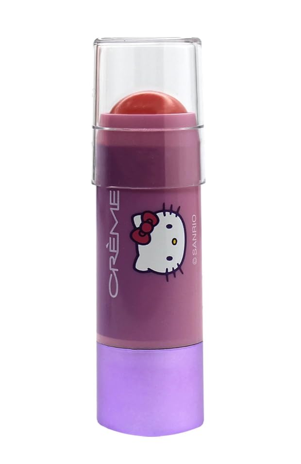 The Crème Shop X HELLO KITTY(PURPLE) 2-IN-1 LIP AND CHEEK TINTED STICK - PRETTY BOW, Pink Beauty & Personal Care The Crème Shop