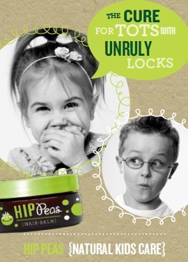 Hip Peas Natural Hair Styling Balm/Gel/Pomade - Light Hold, 2 oz jar Beauty & Personal Care Hip Peas