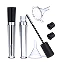 DNHCLL 2 PCS 8 mL Empty Mascara Tubes With Eyelash Wand, Rubber Inserts and Funnels for Castor Oil, Ideal Kit for DIY Cosmetics Beauty & Personal Care DNHCLL