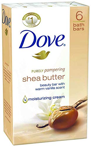 Dove Beauty Bar - Shea Butter with Warm Vanilla - 4 oz - 6 ct - 2 pk Beauty & Personal Care Dove