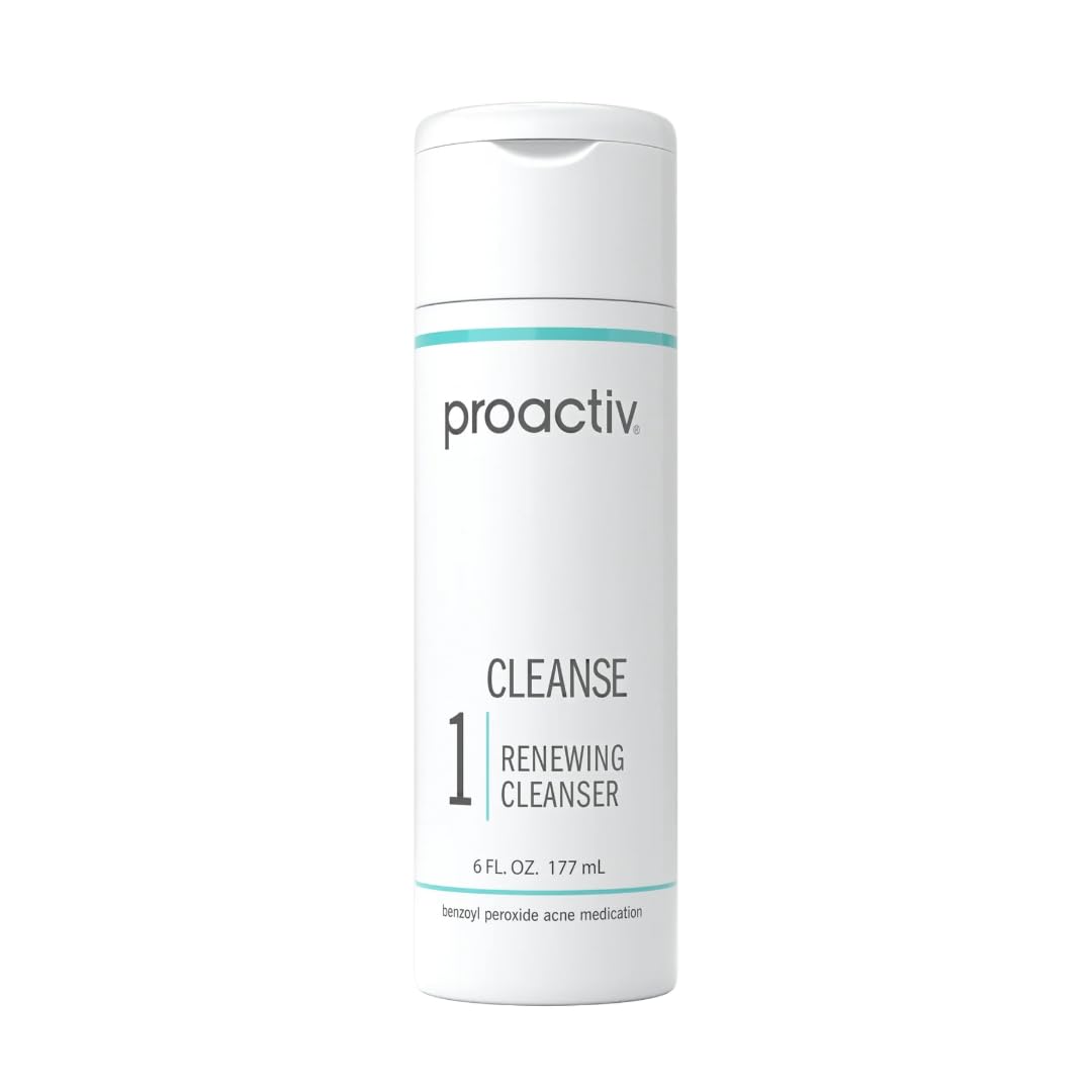 Proactiv Acne Cleanser - Benzoyl Peroxide Face Wash and Acne Treatment - Daily Facial Cleanser and Hyularonic Acid Moisturizer with Exfoliating Beads Beauty and Personal Care Proactiv Default Title