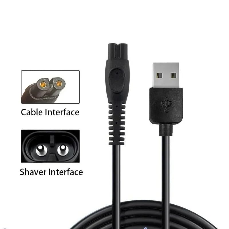 Tuchaolan 5V USB Charging Cable for Phillips Norelco One Blade PQ888 PQ889 MG5910 MG7900 MG7910 MG9510 MG9520 S5885 S7886 Charger Cord Adapter Beauty and Personal Care Tuchaolan