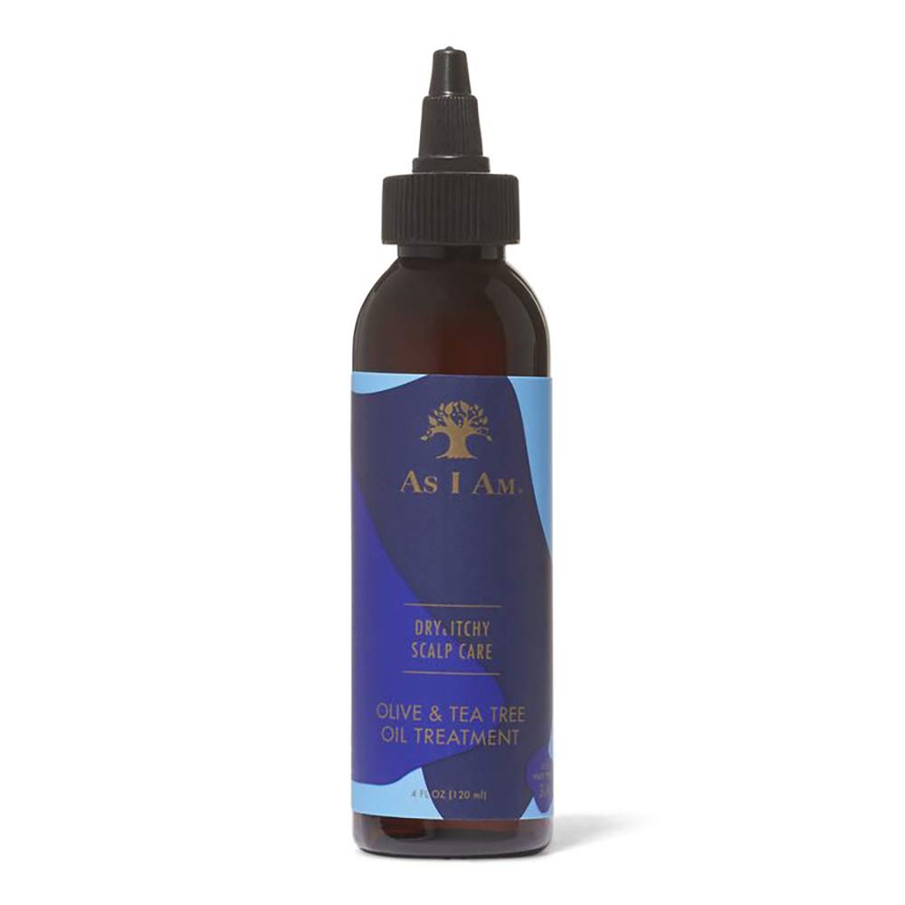 As Am Dry and Itchy Scalp Care Oil Treatment - 4 ounce - Enriched with Salicylic Acid, Olive Oil, and Tea Tree Oil - Fights Dandruff, Seborrheic