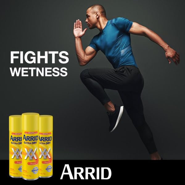 Arrid Deodorant 6oz Aerosol Extra Dry Regular (3 Pack) Beauty and Personal Care Arrid