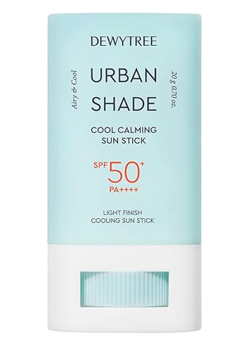DEWYTREE Urban Shade Cool Calming Sun Stick SPF 50+ Pa++++ 20 g (0.70 oz) | light finish cooling sun stick Beauty & Personal Care Damda