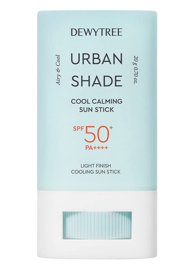 DEWYTREE Urban Shade Cool Calming Sun Stick SPF 50+ Pa++++ 20 g (0.70 oz) | light finish cooling sun stick Beauty & Personal Care Damda