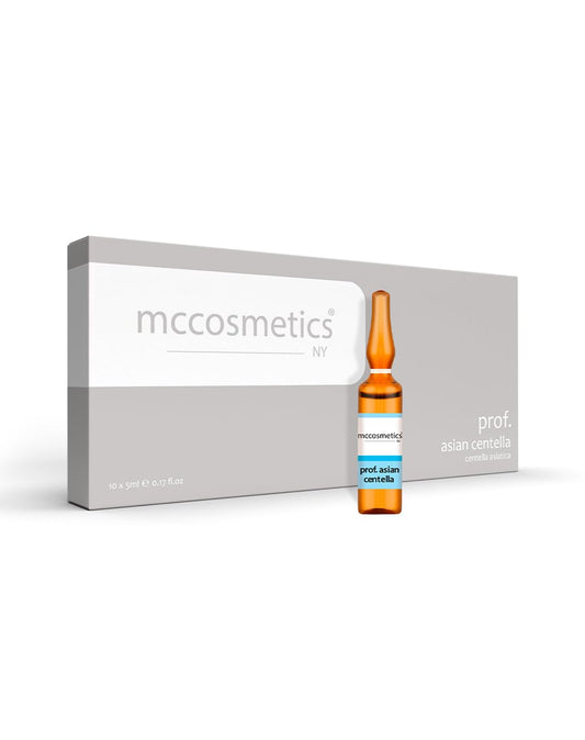 MCCosmetics NY | Prof. Asian Centella | Revitalizing & Soothing Solution with Asian Centella Extract 0.5% | 10 x 5ml Ampoules | Made in Spain Beauty & Personal Care MCCosmetics