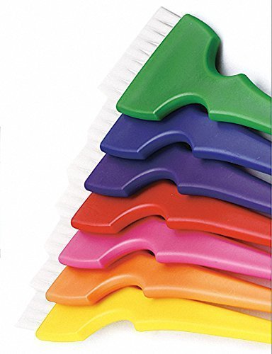 PERFEHAIR Hair Dye Brush Kit Coloring Tint Applicator Brushes Set-7 Rainbow Colors Beauty & Personal Care PERFEHAIR