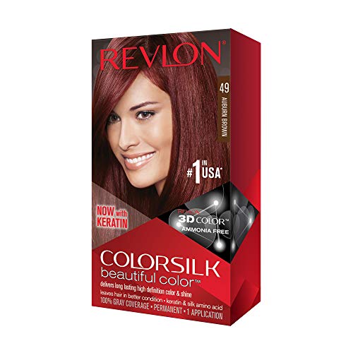 Revlon Colorsilk Hair Coloring (Auburn Brown) Beauty & Personal Care REVLON